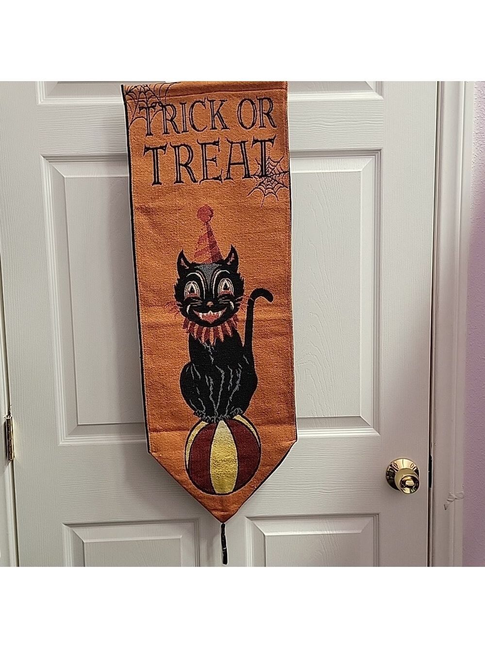 Halloween Retro Cat wall hanging tapestry